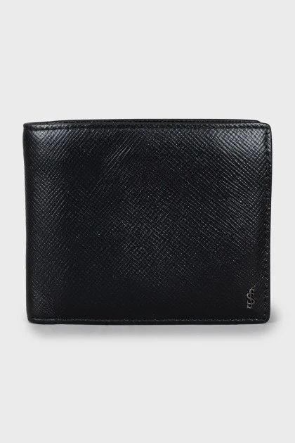 Men's wallet with embossed leather