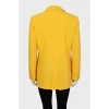 Yellow wool jacket