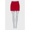 Wool mini skirt with tag