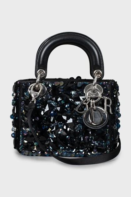 Embellished bag Lady Dior