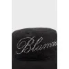 Panama Blumarine with a logo of rhinestones