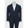 Men's suit with linen trousers