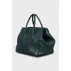 Green tote bag