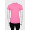 Pink slim fit t-shirt