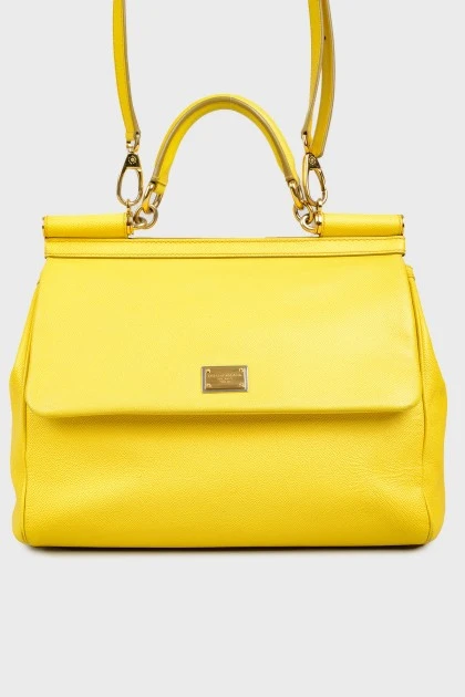 Lemon -colored bag
