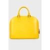 Bright yellow textured bag