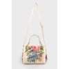 Bag with flower embroidery