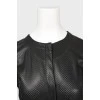 Jacket with fine perforations