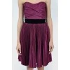 Purple Off Shoulder Dress