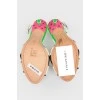 Jamila sandals neon with tag