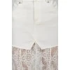 Skirt jeans with lace with tag
