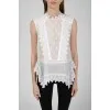 Ashimetric sleeveless blouse with tag