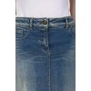 High -cut jeans skirt