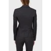 Suit with striped breeches