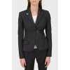 Suit with striped breeches