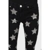 Black jeans with stars