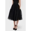 Lush bilingual black skirt