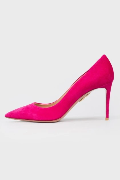 Bright pink stilettos