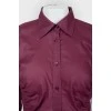 Fitted blouse with buttons