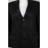 Black pile coat