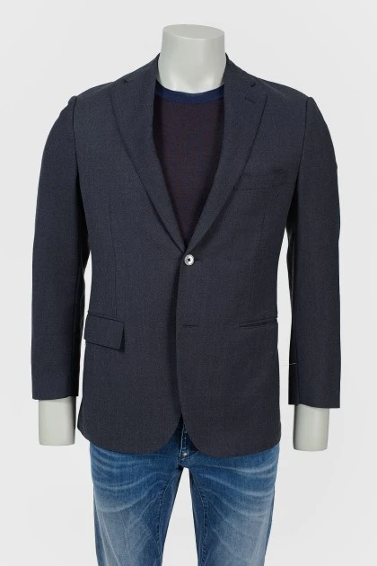Classic men's blazer with slits
