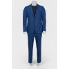 Classic blue men's suit