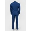 Classic blue men's suit