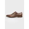 Leather men's brogues