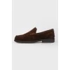 Men's loafers with fur