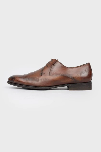 Classic men's leather shoes