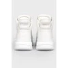 High sneakers children's white with tag