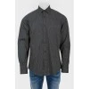 Men's shirt with padded collar