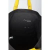 Hoopper bag with yellow handles