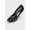 Vintage shoes in black and silver