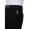 High-rise trousers with zipper and buttons