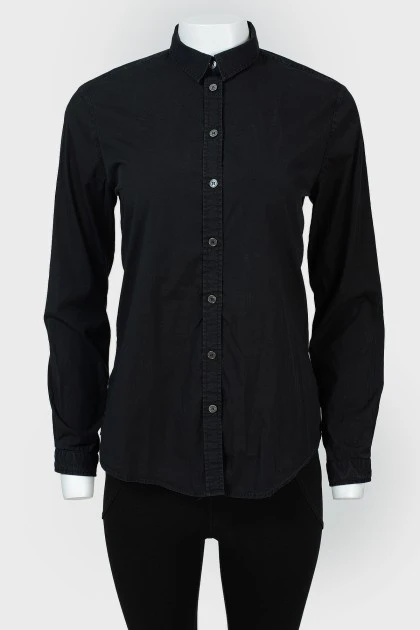 Black button down shirt