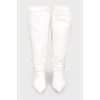 White high boots