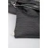 Black leather bag on pens and shoulder belt