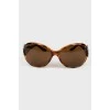 Brown tinted sunglasses