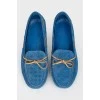 Blue Suede Loafers ChangeClear