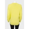 Lemon sweater with sequins