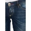 Square jeans blue on low landing