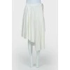 Pleated skirt with tag