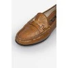 Golden leather loafers, shimmer with golden green color