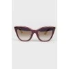 Sunglasses Grand with a violet gradient