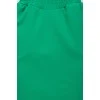 Dense green skirt with a slot