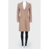 Beige fitted coat