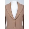 Beige fitted coat