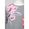 Children's sweatshirt with floral print