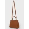 Kelly 25 BAG in the skin of Clement Caramel color